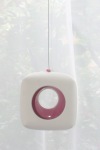 Hanging Candle Holder- Cube - Outdoor/Indoor -Deep  Pink